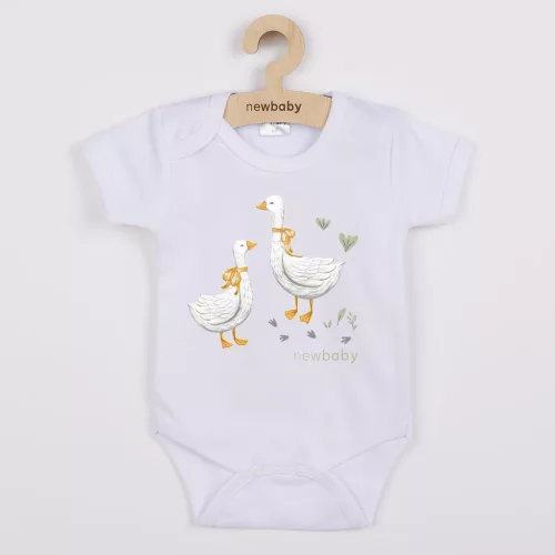 Baba body nyomtatással New Baby Libák - rövid ujjú