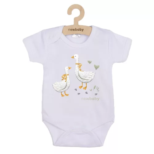 Baba body nyomtatással New Baby Libák - rövid ujjú