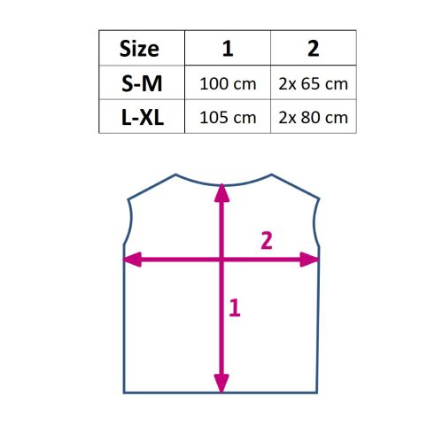 Muszlin poncsó Mommy mint