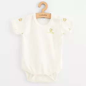 Baba Biopamut rövid ujjú body New Baby Olives