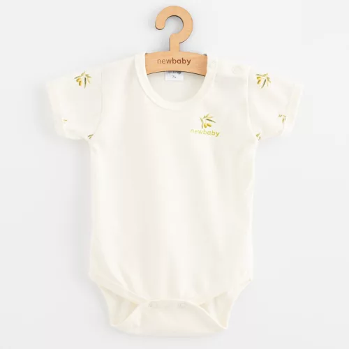 Baba Biopamut rövid ujjú body New Baby Olives