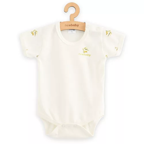 Baba Biopamut rövid ujjú body New Baby Olives