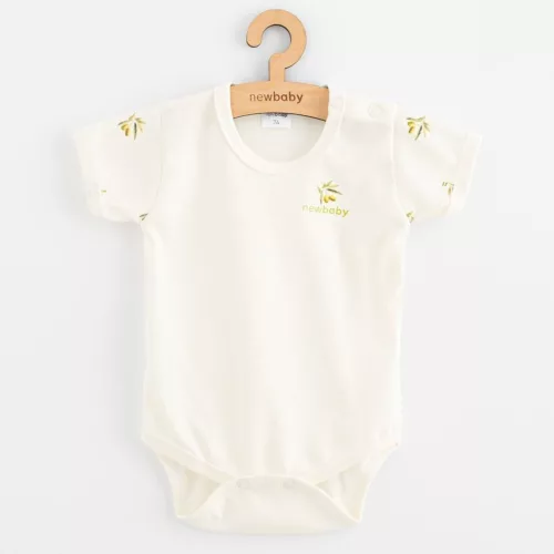 Baba Biopamut rövid ujjú body New Baby Olives