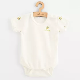 Baba Biopamut rövid ujjú body New Baby Olives