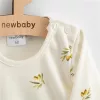 Baba Biopamut hosszú ujjú ruha New Baby Olives
