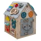 Fa interaktív Activity Board házikó Baby Mix szürke