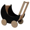 Fa babakocsi, járókeret gyerekeknek 2in1 Montessori Baby Mix fekete