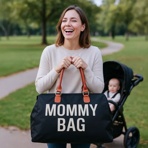 Anyuka táskája Mommy Bag fekete