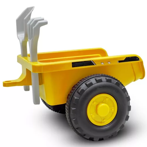 Gyermek lábbal hajtós traktor Baby Mix Benny sárga