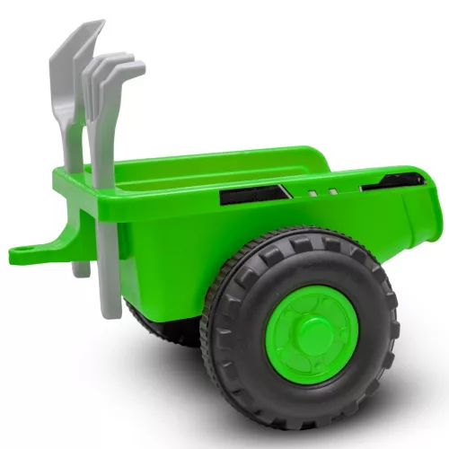 Gyermek lábbal hajtós traktor Baby Mix Benny zöld