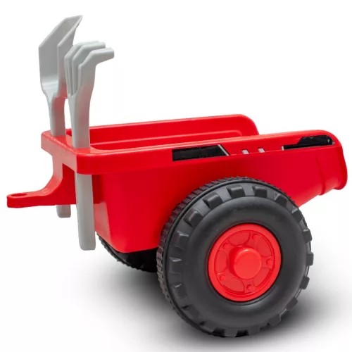 Gyermek lábbal hajtós traktor Baby Mix Benny piros