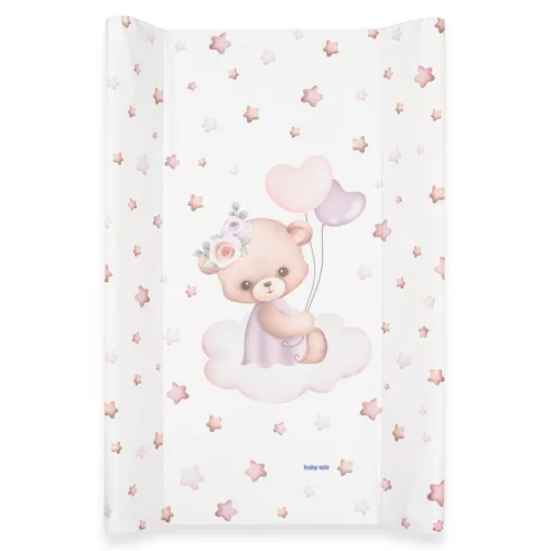 Pelenkázó lap Baby Mix Maci 47x70cm rózsaszín