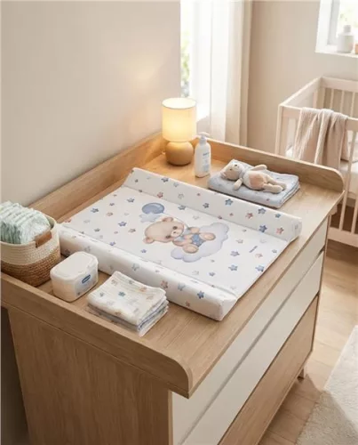 Pelenkázó lap Baby Mix Maci 47x70cm kék