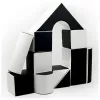 Habkockák – óriási építőkészlet 11 db black-white