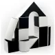 Habkockák – óriási építőkészlet 11 db black-white