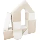 Habkockák – óriási építőkészlet 11 db white-cappuccino
