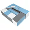 Habkockák – óriási építőkészlet 11 db white-baby blue-grey