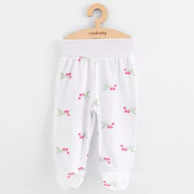Baba lábfejes nadrág New Baby Classic II raspberry