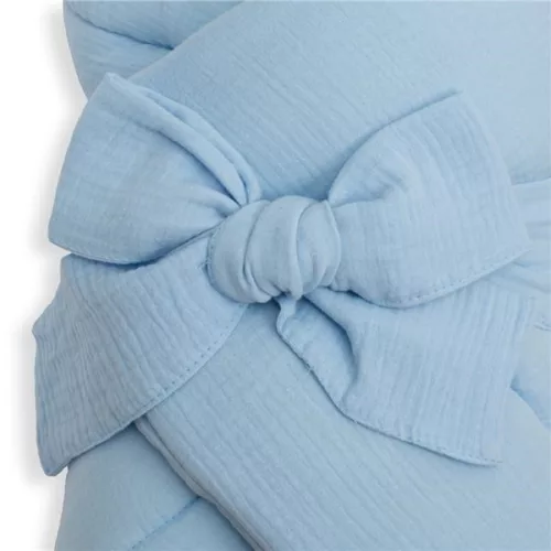 Muszlin megkötős pólya New Baby blue