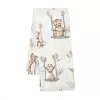 Flanel pelenka nyomtatott mintával New Baby ZOO beige