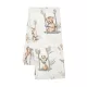 Flanel pelenka nyomtatott mintával New Baby ZOO beige