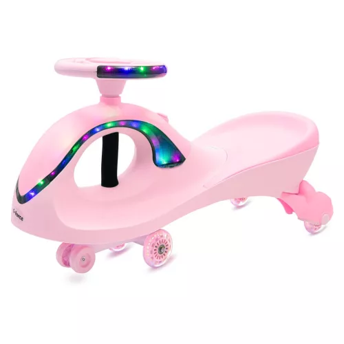 Gravitációs gyerekjármű LED-del Baby Mix G-Force babarózsaszín (Sérült csomagolás)