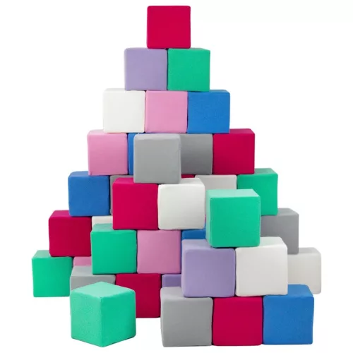 Habkockák - 45 darabos nagy habkocka Pyramida uni készlet