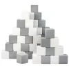 Habkockák - 45 darabos nagy habkocka Pyramida grey white