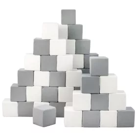 Habkockák - 45 darabos nagy habkocka Pyramida grey white