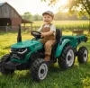 HUGE Baby Mix gyermek elektromos traktor zöld
