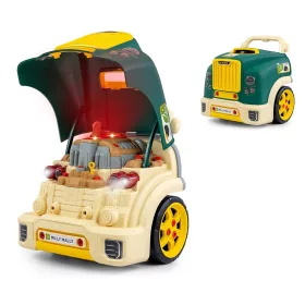   Realisztikus modell az autó elejének nyitható motorháztetőjével, Milly Mally N-GINE green