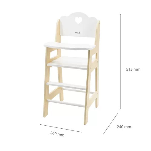 Fa étkezőszék babáknak Viga