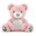 Plüss szundibarát maci projektorral Milly Mally Bear pink