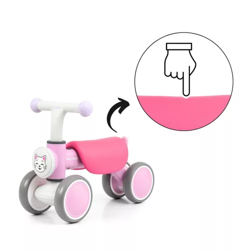 Gyerek futóbicikli  Milly Mally York pink