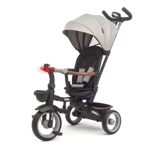 Luxus gyerek tricikli világítással Milly Mally Twinkle grey