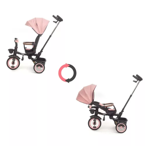 Luxus gyerek tricikli világítással Milly Mally Twinkle pink