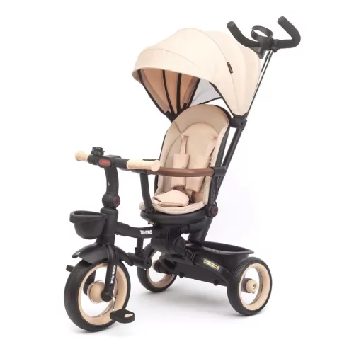 Luxus gyerek tricikli világítással Milly Mally Twinkle beige