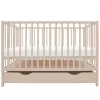 Gyerek kiságy fiókkal New Baby BASIC kasmír színű