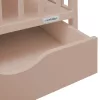 Gyerek kiságy fiókkal New Baby BASIC kasmír színű