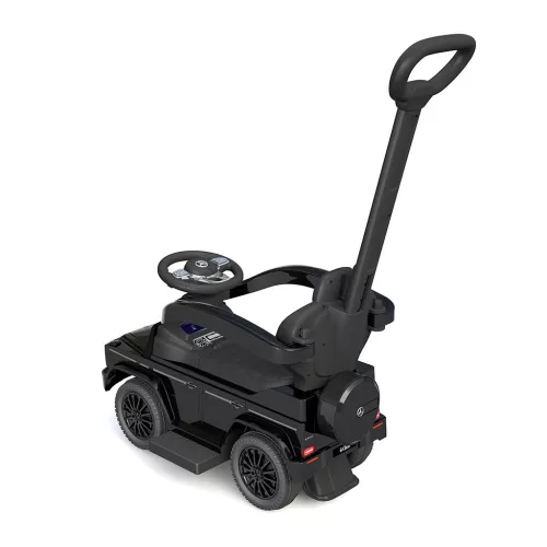 Bébitaxi tolókarral Mercedes Benz G - Class Baby Mix black (Sérült csomagolás)
