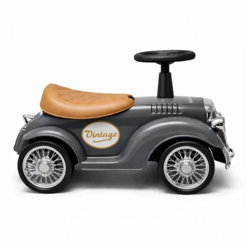 Zenélő bébitaxi Baby Mix Retro szürke
