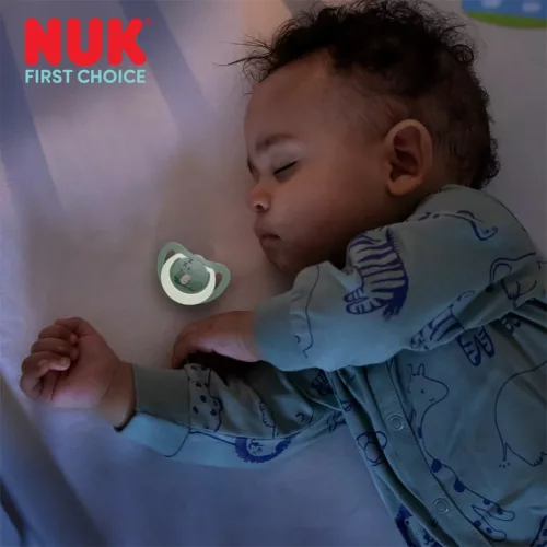 Baba cumi  NUK First Choice Night 0-6m 2 db Hippo/Koala