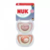 Baba cumi  NUK First Choice Night 6-18m 2 db Bunny/Sheep