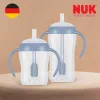 NUK Perfect Match tanuló cumisüveg szívószállal PENGUIN 260 ml