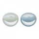 Baba cumi  NUK Perfect Match 0-6m 2 db green/blue