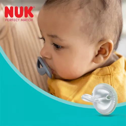 Baba cumi  NUK Perfect Match 0-6m 2 db green/blue