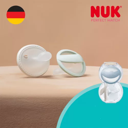 Baba cumi  NUK Perfect Match 0-6m 2 db green/blue