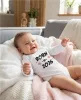 Gyermekek body nyomtatással New Baby BORN IN 2026 pink
