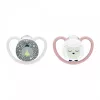 Baba cumi  NUK Perfect Match Air Night FIREFLY/SHEEP 0-6m 2db
