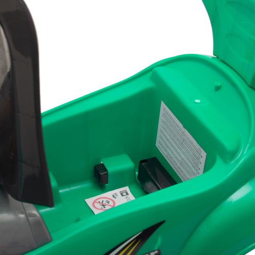 Bébitaxi tolókarral 3az1-ben Baby Mix Mega Car zöld (Sérült csomagolás)